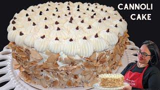 The most AMAZING Cannoli Cake  Recipe- American Cassata SECRET recipe--Revealed.