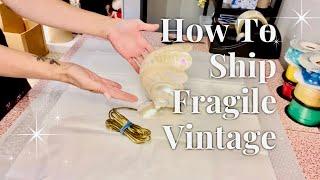 How To Ship A Fragile Vintage Lamp  *Paper Crinkling*