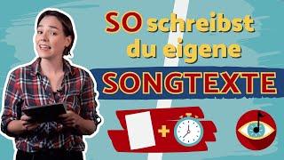 SONGTEXTE schreiben - 5 Schritte für den perfekten Einstieg I SONGWRITING (Live!)