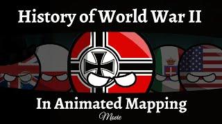 World War II in Coutryballs - History of Europe [Movie] ~ Animated Mapping