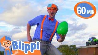 Learn Colors on an Easter Egg Hunt - Blippi | Kids Cartoons & Nursery Rhymes | Moonbug Kids