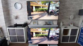 Samsung Crystal UHD VS QLED,worth £1k more? daytime brightness & reflection test