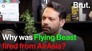 Why was Flying Beast fired from AirAsia?