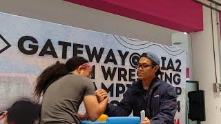 Armwrestling Gateway@KLIA2 left hand P2