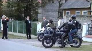 Wolfsschanze 2007 part2 - WEDDING dnepr m72 bmw k750 ural