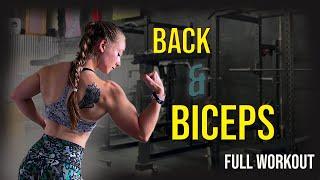 My BACK & BICEP Workout | NatLifting