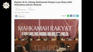 Jokowi Viral...!! Diadili Mahkamah Rakyat di Kampus UI, Bersalah; Langgar Sumpah...?!