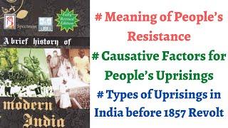 (V30) (People's Resistance Against Britishers before 1857 Revolt) Spectrum Modern History UPSC Prep.