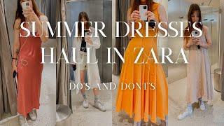 ZARA SUMMER DRESSES TRY ON HAUL | WHAT NOT TO BUY AND WHY