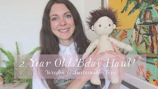 2 Year Old BIRTHDAY HAUL! Wooden & Eco Toys
