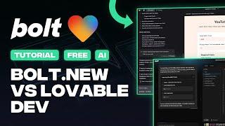 Bolt.new vs Lovable.dev - Which AI App Builder is Better?