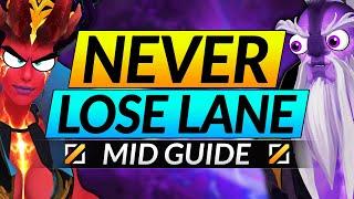 How to NEVER LOSE LANE - PRO Tips and Tricks to ABUSE as Midlane - Dota 2 Advanced Guide