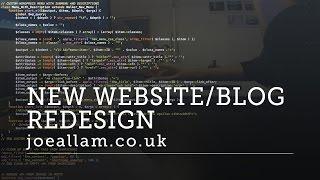 WEBSITE / BLOG DESIGN TIMELAPSE – Before and After