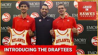 Atlanta Hawks: Zaccharie Risacher, Nikola Djurišić introduced; NBA Draft 2024, Summer League Dates