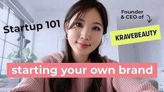 Startup 101‍️ : Watch this before starting your own brand (esp influencers!)