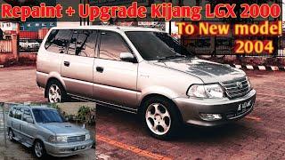 Cat ulang dan upgrade kijang lgx 2000 ke new model 2004 #bodyrepair #kijangmodifikasi