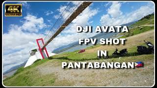 Pantabangan View deck hanging bridge FPV Shot - DJI Avata