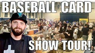 Baseball Card Show Tour & Recap with Dealer Tables Shown!