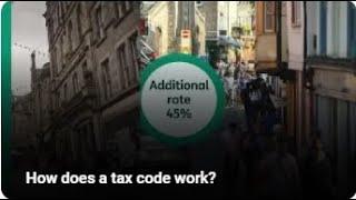 How does a tax code work?