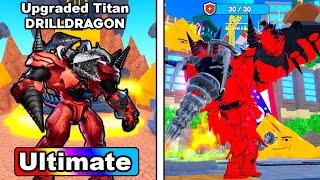 GRAM NOWYM UPGRADED TITAN DRILLDRAGON *GIGA OP* w TOILET TOWER DEFENSE