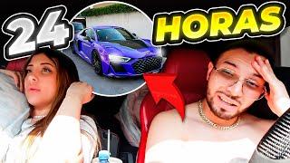 24 HORAS en mi Audi R8 Twin Turbo con mi ROOMIE!  | Kevin Murillo