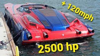 2500hp Nor-Tech 43 DANGER ZONE Powerboat. Very Loud & Fast Boat!