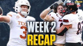 Week 2 INSTANT REACTION: Texas DOMINATES Michigan, Northern Illinois UPSETS Notre Dame