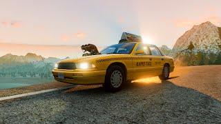 POV:  You're a TAXI Driver, But RACING is Life - BeamNG.drive