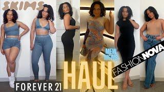 A Huge Try-On Haul| Skims, Fashion Nova, Forever 21, Target, Mew Mews & More