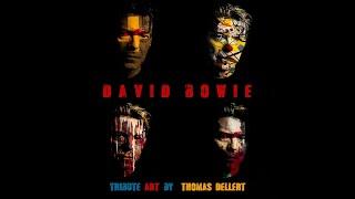 DAVID BOWIE  TRIBUT POP ART BY THOMAS DELLERT