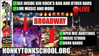 NASHVILLE BROADWAY KID ROCK'S BAR AND MORE 8/3/24 PEOPLE/BANDS WATCHING