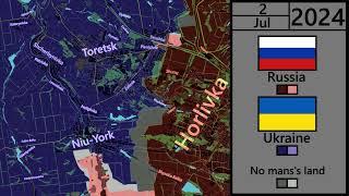 Battle of Toretsk: Everyday Timelapse (17.06.2024-26.11.2024)