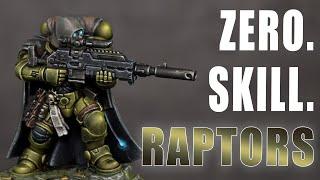 The EASIEST way to paint RAPTORS! - Zero Skill 12