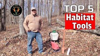 Top 5 Habitat Tools From Hardy Brothers Outdoors How To Food Plot DIY Deer Hunt Management Podcast