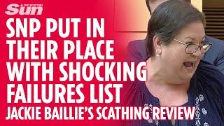 Jackie Baillie puts SNP & Health Secretary in their place with shocking list of failures