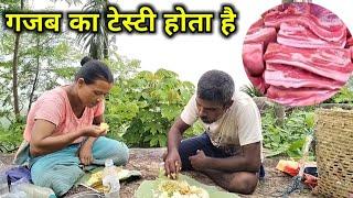 सपनों का बागान पर Pork Mutton भात खाया | Pahadi Lifestyle Vlog