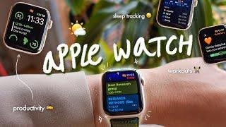 what's on my Apple Watch  | fav apps for productivity, health, focus