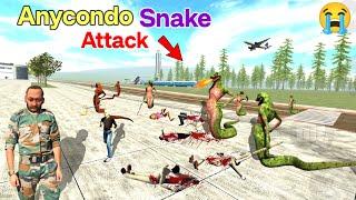 Snake Attack  In Indian Bikes Driving 3D  New Latest Snake Funny Video  New Latest Story 2024 