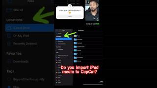 Did you know your iPad could do this?  #tutorial #iPad #CapCut #Import