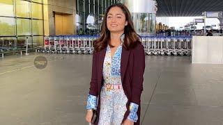 Aashram Fame Actress Tridha Choudhury Spotted At Airport || Bollywood Mastiz