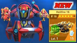 New Hellfire 16 Gameplay With Outlaw - Mech Arena