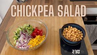 Chickpea Salad Mediterranean Style - Fresh Summer Food