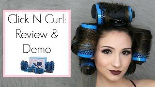 The "Perfect" At Home Blowout!? Click N Curl Review & Demo || BeautyChickee