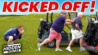 GOLFERS KICK OFF IN SCOTLAND