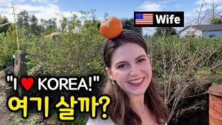  한국의 매력에 빠져 버린 미국인 와이프 마리! - Mari, my American wife who fell in love with Korea!