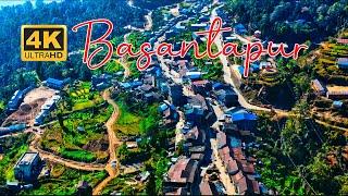 Basantapur बसन्तपुर famous for Rhododendron  Extreme Drone Shot