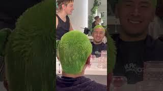 Charli XCX Brat Green Buzzcut by Teesh at Alchemy Salon 