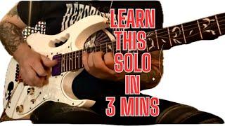 Learn this quick guitar solo in just 3 minutes! #beginnerguitarlessons #guitarlesson