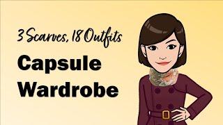Three Hermès Scarves, 18 Outfits | Business Casual Travel Capsule Wardrobe | Cranleyplace