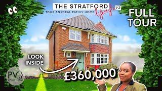 INSIDE a DESIRABLE  £360K 3 BED New Build House The Stratford lifestyle Tour | Redrow Homes UK